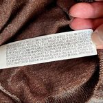 Forever 21 Metallic Knot Cropped Long Sleeve Sweater Medium Photo 9