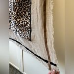 Marella Women’s Leopard Square Neckerchief Scarf Tan Photo 5