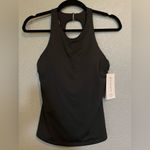 Athleta NWT  Maldives High Neck Tankini Swim Top size 34B/C Black Photo 2