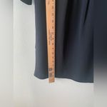 Mischen black long sleeved silk dress size 4‎ Black Photo 4