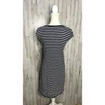 Talbots Petite Women's Size Small Striped T-Shirt Dress Multicolor Short Sleeve Photo 2