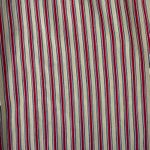 Pierre Cardin VTG Striped Robe Beige Red White Short Sleeve Belted Loungewear Photo 5