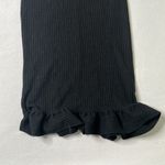 Urban Outfitters  Ribbed Ruffle Midi Skirt Photo 1