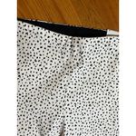 Old Navy High Waisted Pixie Ankle Pants Black White Leopard Print Career 18 NWT Photo 1