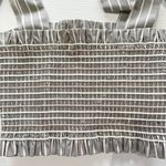 Petersyn New Striped Smocked Tie Strap Crop Tank Top Nola Sonoma Photo 5