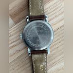 Acqua Ladies Watch Vintage Two Tone Case Brown Leather Strap White Dial Photo 4