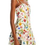 Alice + Olivia Rosette Floral Print Cotton Mini Dress, Size XS New w/Tag $440 Photo 5