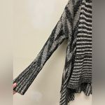 Staring At Stars Urban Outfitters  Women’s Black Chunky Chevron Open Cardigan S Photo 2