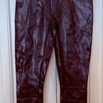 Spanx  Ruby Faux Patent Leather Leggings Size Medium‎ Photo 0