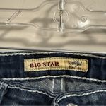 Big star Hazel Curvy Fit Bootcut Jean Dark Wash Mid-Rise Embroidered 30x32 Photo 2