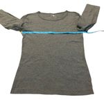 Jones New York  grey T-shirt with 3/4 sleeves Photo 2