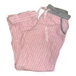 Victoria's Secret ✨  Pink/Grey Metallic Silver Striped Pajama Pants✨ Photo 3