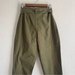 Lulus Leo Olive Green Tie-Waist Cropped Pants Size S NWT Photo 10