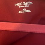 Wild Fable  Top Crop Long Sleeve red  Photo 2