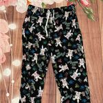 Happy Bunny Print Lounge Pajama Pants Black Photo 3