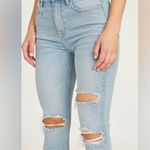 Vigoss HENDRIX HIGH RISE FLARE - MEDIUM WASH - SIZE 28 - NWT - DISTRESSED Photo 4