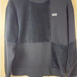 Vans Women’s  Fabiana Delfino M Black Pullover Sweatshirt with Corduroy Patches Photo 0