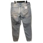 NEW Stitch Fix Jeans Womens 34" Skinny Rough Hem High Rise Denim Stretch Travel Blue Photo 1