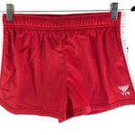 TYR Womens Warm Up Shorts Drawstring Pull On Athletic Red M Size M Photo 0