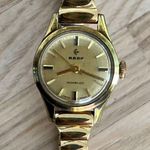 RADO Ladies Watch Super Rare Gold Plated Vintage Mechanical Stretch Bracelet Photo 0