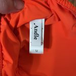 ANDIE  Kauai One Piece Swimsuit textured‎ Vermillion Orange size M NWOT Photo 4