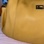 Dooney & Bourke Vintage Mustard Leather Hobo Bag Photo 3