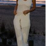 Torn By Ronny Kobo Ronny Kobo Petra Knit Tank Midi Dress Natural Womens Size Medium Photo 0