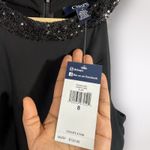 CHAPS Sequin Cocktail Classy Party Black Tie Tiered Chiffon Ruffle Dress SZ 8 M Photo 4