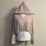 Urban Outfitters  Cropped Sherpa Hoodie – Cream Photo 2