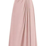 Azazie sz 6 pink Arabella Allure maxi long ball gown NWT Photo 0