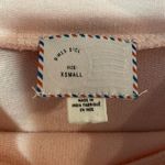 Anthropologie Postmark Pink Tomorrow Mixed Media Sweatshirt Photo 4