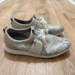 Cole Haan  | Women's Zerogrand Studiogrand Stitch Knit Light Gray Sneakers, 9B Photo 2