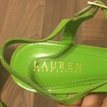 Ralph Lauren Women’s Lauren Sandal Heels Size 7 Bright Green New Photo 5