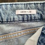 Forever 21  Curved Flare Jeans Light Wash Womens Size 28 Photo 3