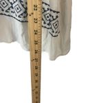Gap Women's Size XS White Blue Boho Flowy Embroidered Top Photo 7