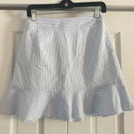 Southern Tide Light Blue and White Striped mini skirt Photo 0