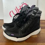 Ryka  Womens Boots 7 Water Repellant Ankle Lace Outerwear Chukka Quilted Black Photo 0