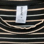 Abound  Multicolor Raincheck Long Sleeve Side Tie Bodycon Mini Dress Size Medium Photo 2