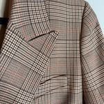 Loft  Plaid Double Breasted Blazer Jacket Photo 3