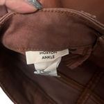 Paige  Hoxton 27 High Waist Ankle Skinny Coated Jeans Burgundy Dust Luxe Photo 6