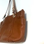 Michael Kors Medium Brown Leather Y2K Tote Shoulder Bag Purse Photo 7