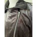 LC Lauren Conrad Women's Black Velvet Moto Jacket Size M Photo 9