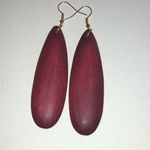Elegant Wooden Retro Boho Drop Earrings Brown Photo 3