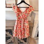 The Dolls House Fashion Floral Ruffle Sleeve Dress Size Small Pink Photo 1