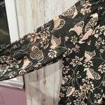 Juniper Blu Floral V Neck Sheer Sleeve Ruffle Boutique Mini Dress Womens Small Photo 3