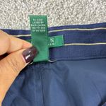 Ralph Lauren LAUREN‎  Shorts Womens Size 10 Blue Gold Pinstripe Gold Button Photo 3