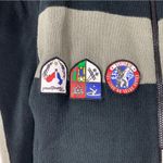 Rossignol JC de Castelbajac Zip Up Knit Patches Sweater Size L Photo 3