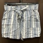 SO NEW , Paperbag Soft Shortie, Super High Rise, Stripes, Size Medium Photo 0