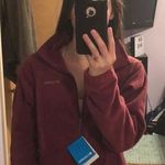 Columbia NWT  maroon fleece jacket Photo 0