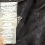 Karl Lagerfeld  Women's Double L Trench Coat Sz 12 Black White Geometric Long Photo 5